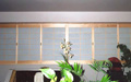 Below are the same shoji screens, photo taken from in the loft area.