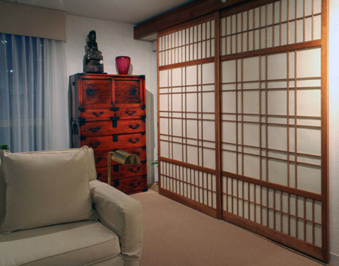 Custom shoji screens for an extensive remodel in Milwaukee WI
